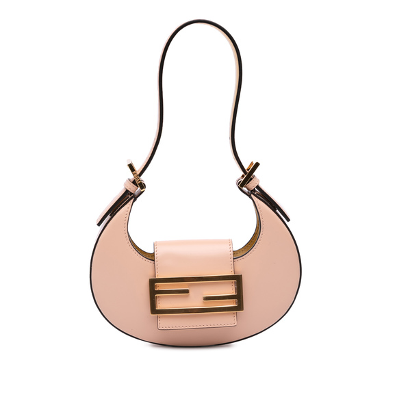 Pre-Loved Fendi Mini Leather Cookie Hobo - Picture 1 of 12